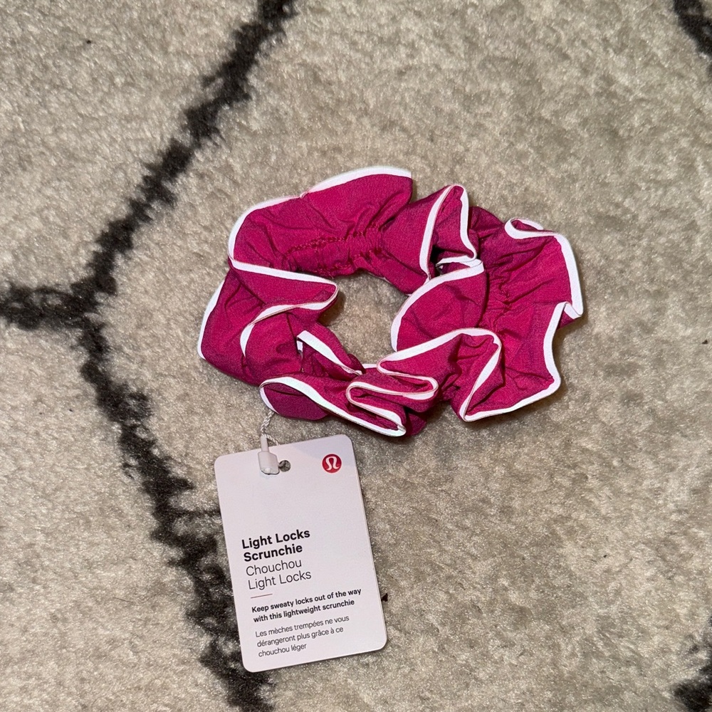 lululemon athletica Pink Scrunchie
